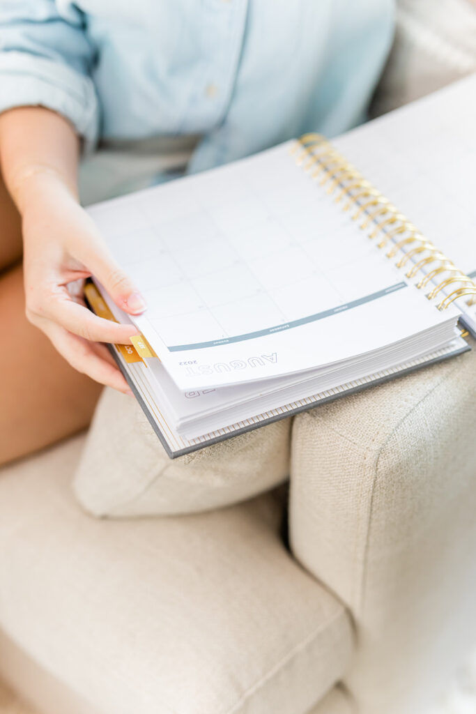 goal setting calendar for productivity