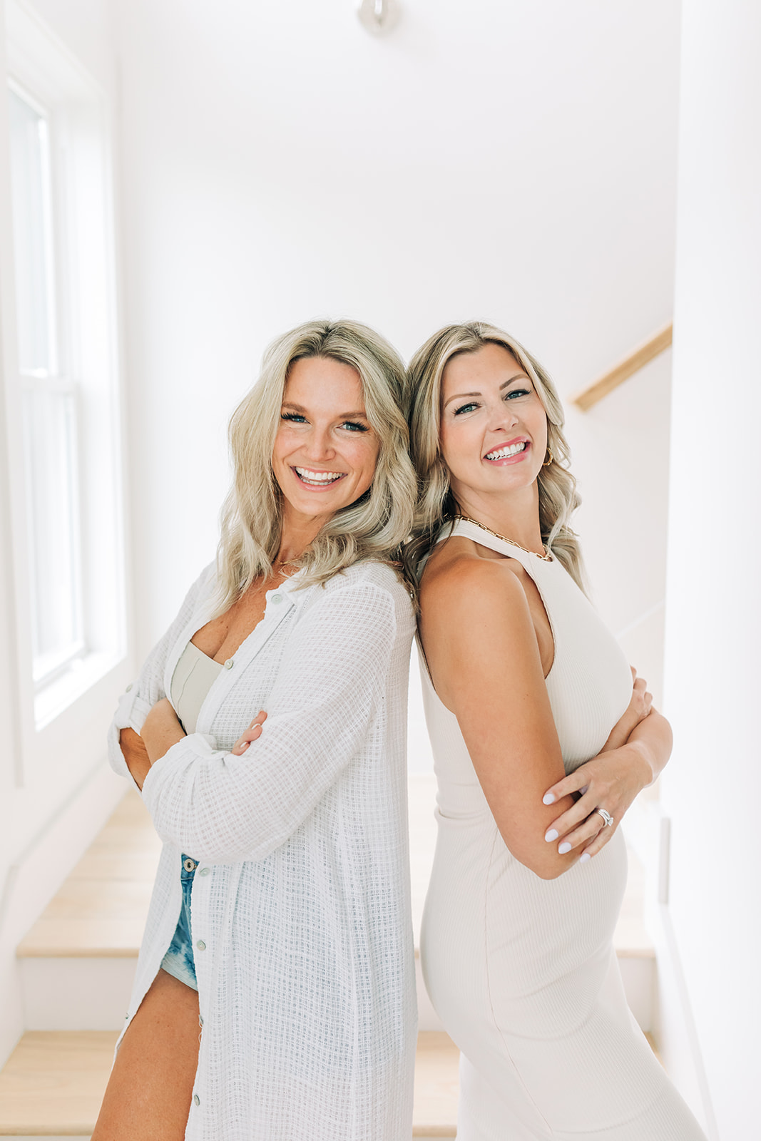 a summery southern social team smiling in their beauty products